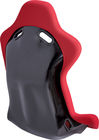 JBR1065 Red Fabric Sport Racing Seats With Adjuster / Slider Car Seats