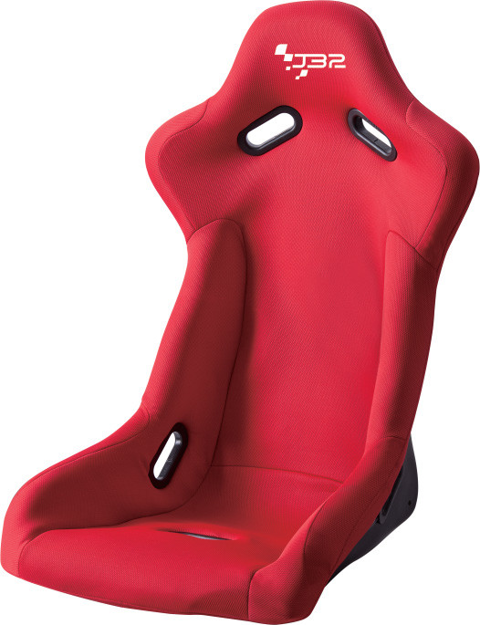 JBR1065 Red Fabric Sport Racing Seats With Adjuster / Slider Car Seats