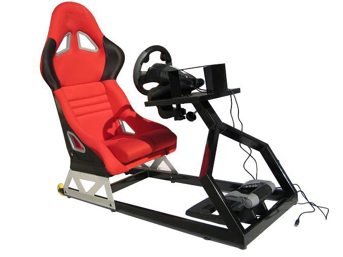 Estação do jogo com o jogo de competência Chair-JBR1012 da cabina do piloto do simulador dos gatilho do esporte de Seat