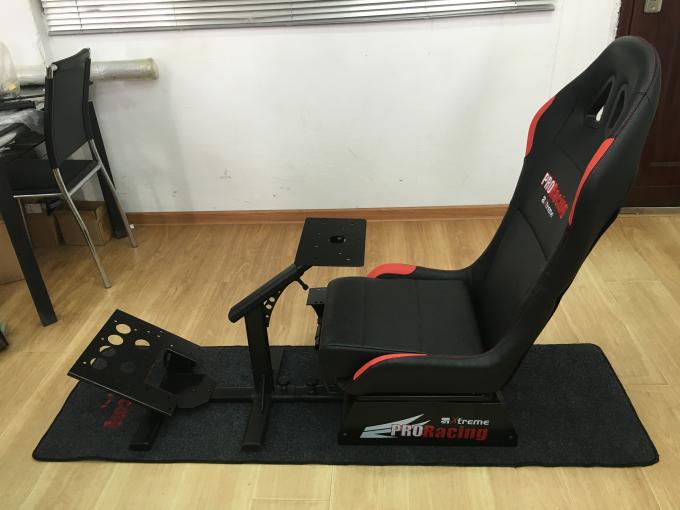 Simulador de competência de dobramento ajustável Seat com apoio de dirigir Wheel+Pedal+Sh 1012B