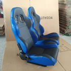 Adjustable Race Car Seats Blue Pvc Seats Single Adjuster And Single Slider