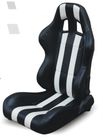 High performance universal sport car seats / black and white bucket seats