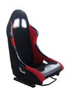Preto e vermelho que competem assentos com únicos assentos do slider/cubeta dos esportes