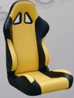 Assentos de competência pretos e amarelos confortáveis, costume que compete assentos para carros