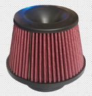 Red Universal Racing Air Filter Necessary Kits / High Performance Car Air Filters