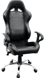O preto de dobramento do PVC que compete o escritório preside cadeiras dos assentos do jogo das cadeiras do assento do chefe com único ajustador