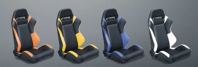 Assentos ajustáveis da competência de carro desportivo do couro do plutônio do universal para o adulto